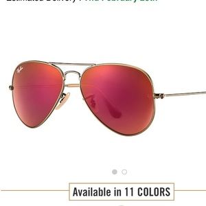 Pink Ray Ban Aviators